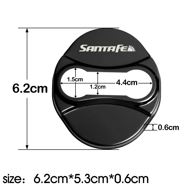 4 шт. автомобильный Стайлинг авто защита дверной замок крышка наклейки