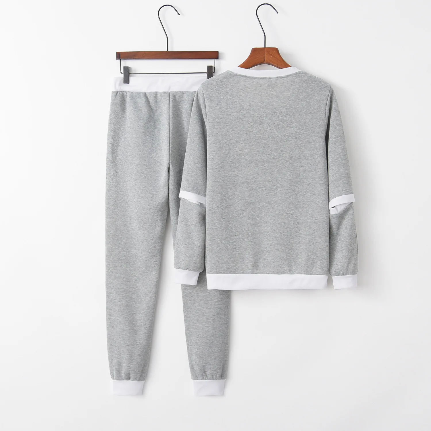 Хит продаж 2020 новый дизайн модный женский спортивный костюм с принтом в виде