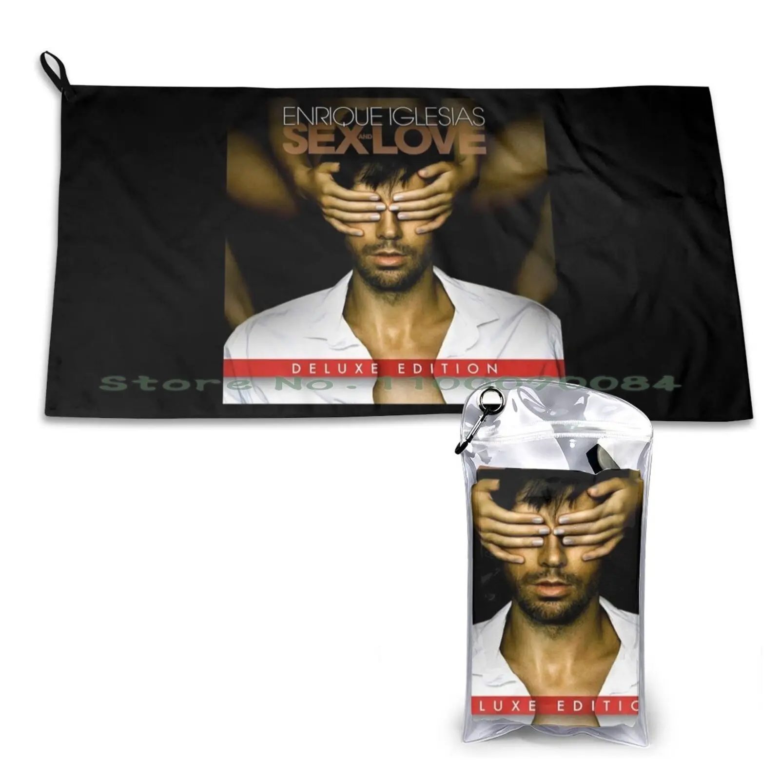 Быстросохнущее полотенце для спортзала Udahselesaigamenya Enрике Iglesias Sex And Love Deluxe Edition -
