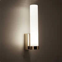 modern led bedside wall lamp nordic glass wall light for living room bedroom stairs led light bathroom fixtures mirror light