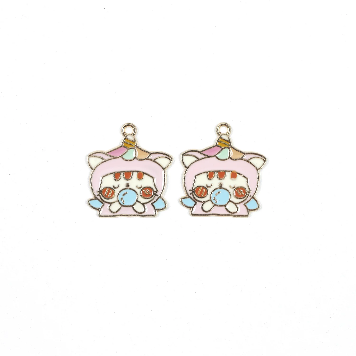 

10 шт. маленькая милая щенок девочка с шляпой шармы для сережек рукоделие хорошее качество аксессуары «сделай сам» мультяшный кулон