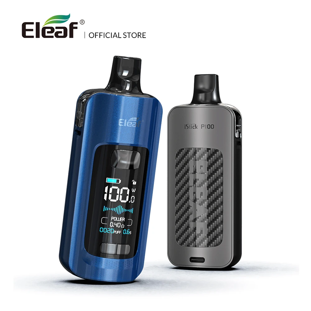 Новый оригинальный Eleaf iStick P100 Pod Mod Kit 100 Вт Встроенный 3400 мАч картридж 4 5 мл GZ