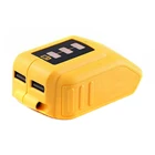 Новинка, зарядное устройство USB-преобразователь для DEWALT 14,4 в 18 в 20 в, преобразователь литий-ионных аккумуляторов DCB090, USB-адаптер для зарядки устройства, инструмент питания