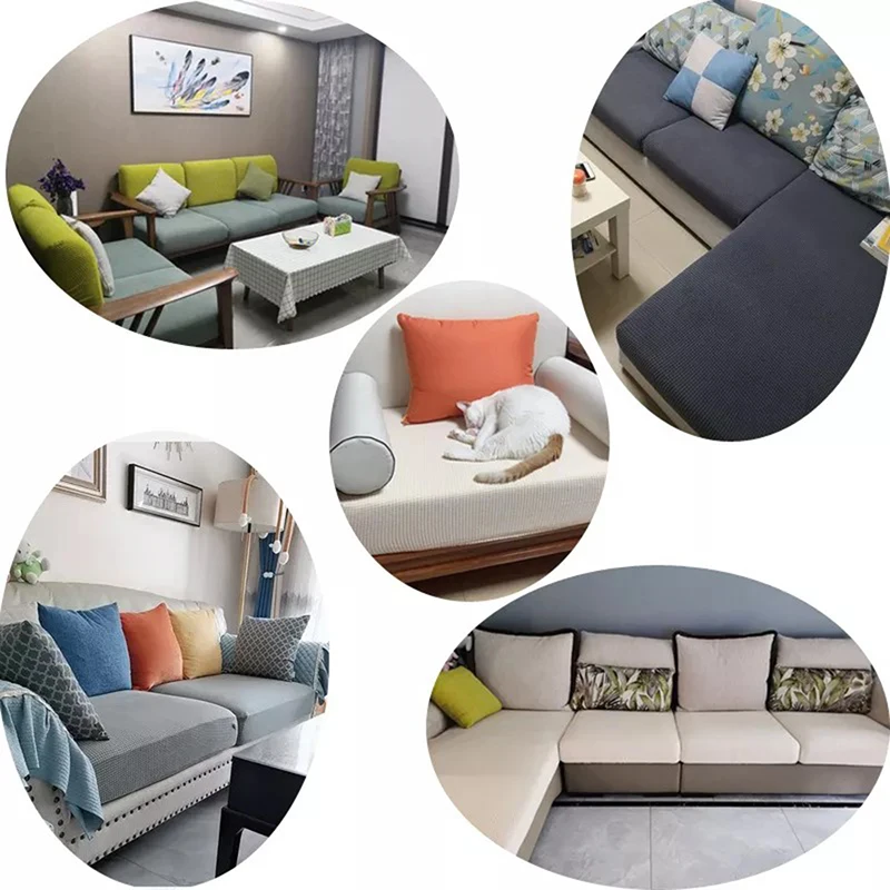 

Elastic Sofa Cushion Cover For Armchair Living Room Thick Corner Sofa Seats Funiture Protector Slipcover Couch Cover
