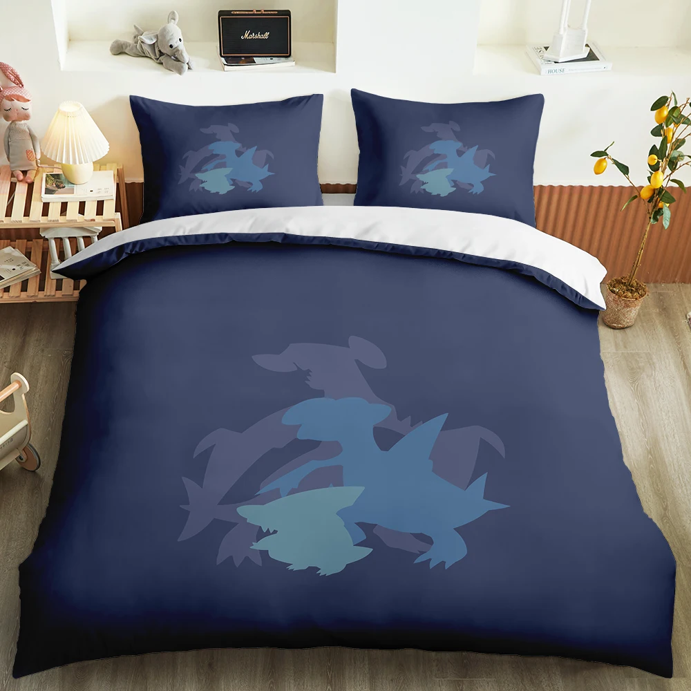 

BailiPromise Cute Magic Monster Bedding Set bedroom 3D Print Cartoon Pillowcase Soft Duvet Cover Boys Girls Queen King Twin