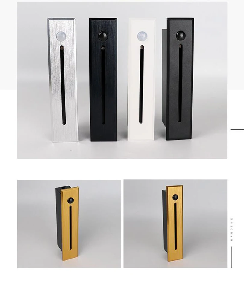 Встраиваемый светодиодный светильник для лестницы с датчиком движения 3 Вт 300