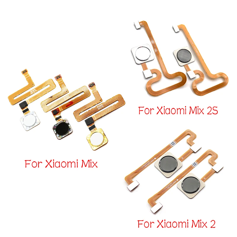 Top quality For Xiaomi Mi Max 2 3 /Mix Mix2 2S Mix2S Mix3 Fingerprint Sensor Home Button Flex Cable | Мобильные телефоны и