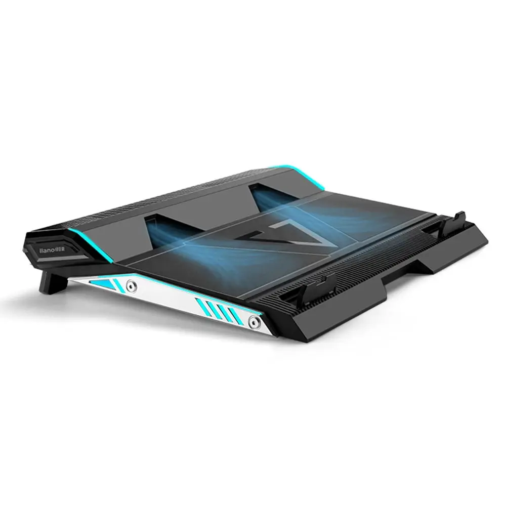 

LLANO Laptop Cooler 2 USB Ports Two Cooling Fan Base Notebook Cooler Stand support 15.6/17.3 Inch Laptop Cooling Pad Accessories