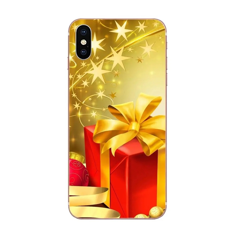 Рождество снег Санта дерево новый год 2018 для huawei Honor mate 7 7A 8 9 10 20 V8 V9 V10 G Lite Play Mini Pro P
