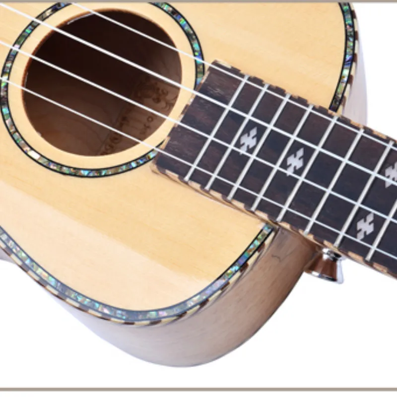 Гавайские гитары 24 26 дюймов Твердая ель Deadwood Mini Electri Tenor акустические 4 струны Ukelele