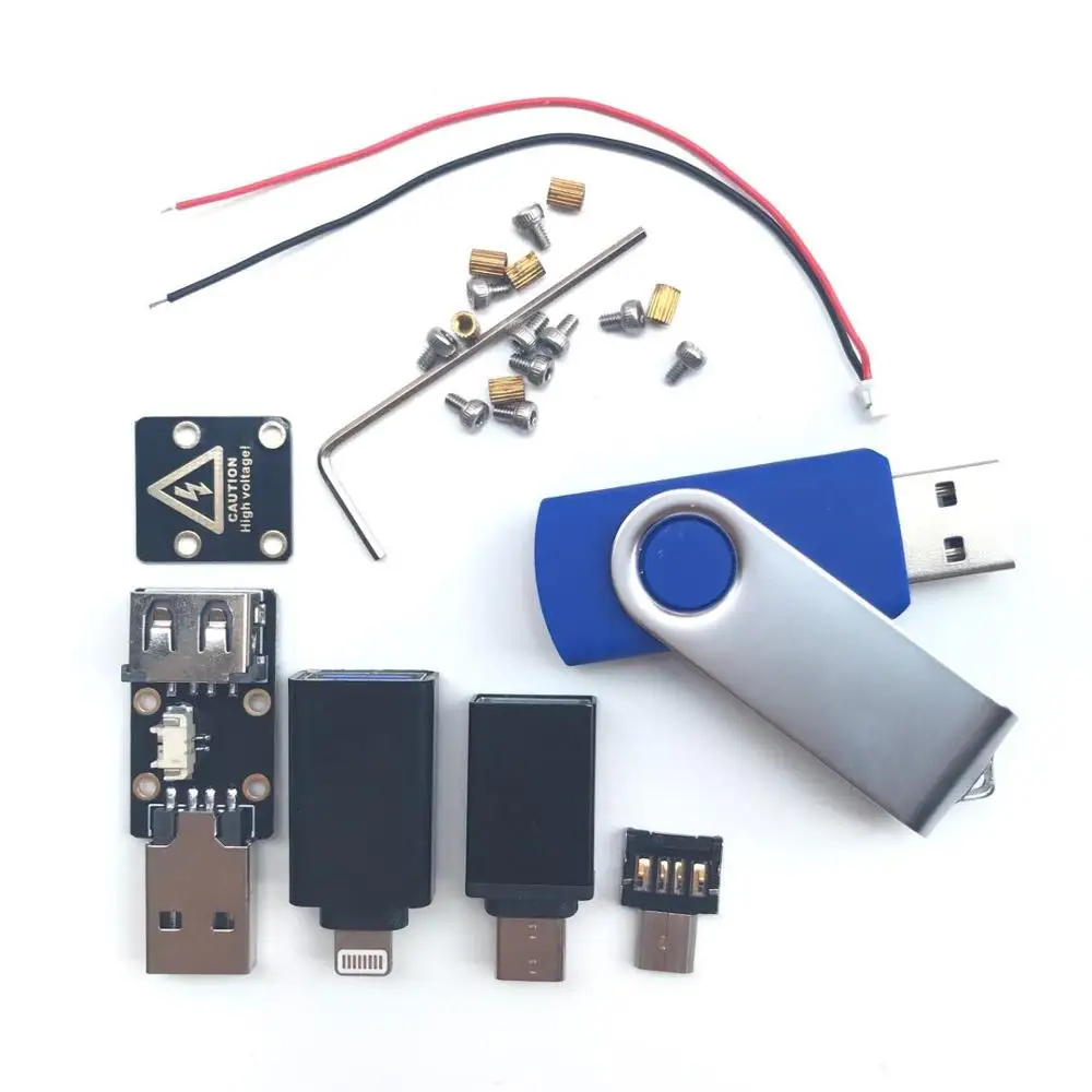 USB killer V3.0 гравированная версия U disk миниатюрный высоковольтный импульсный