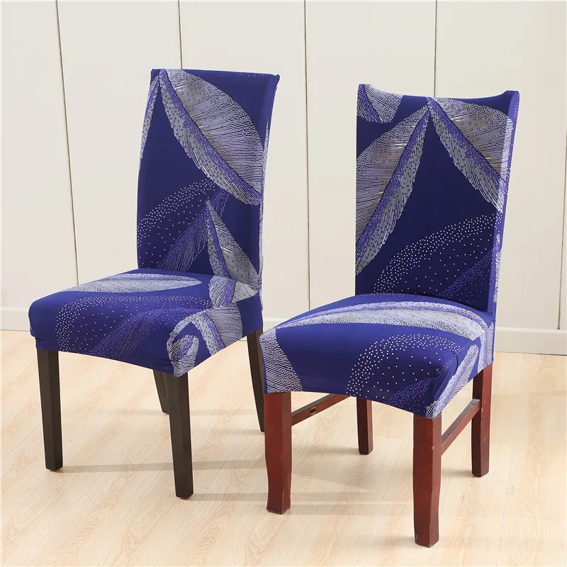 Чехлы для обеденного стула кухни столовой спандекс эластичное украшение и
