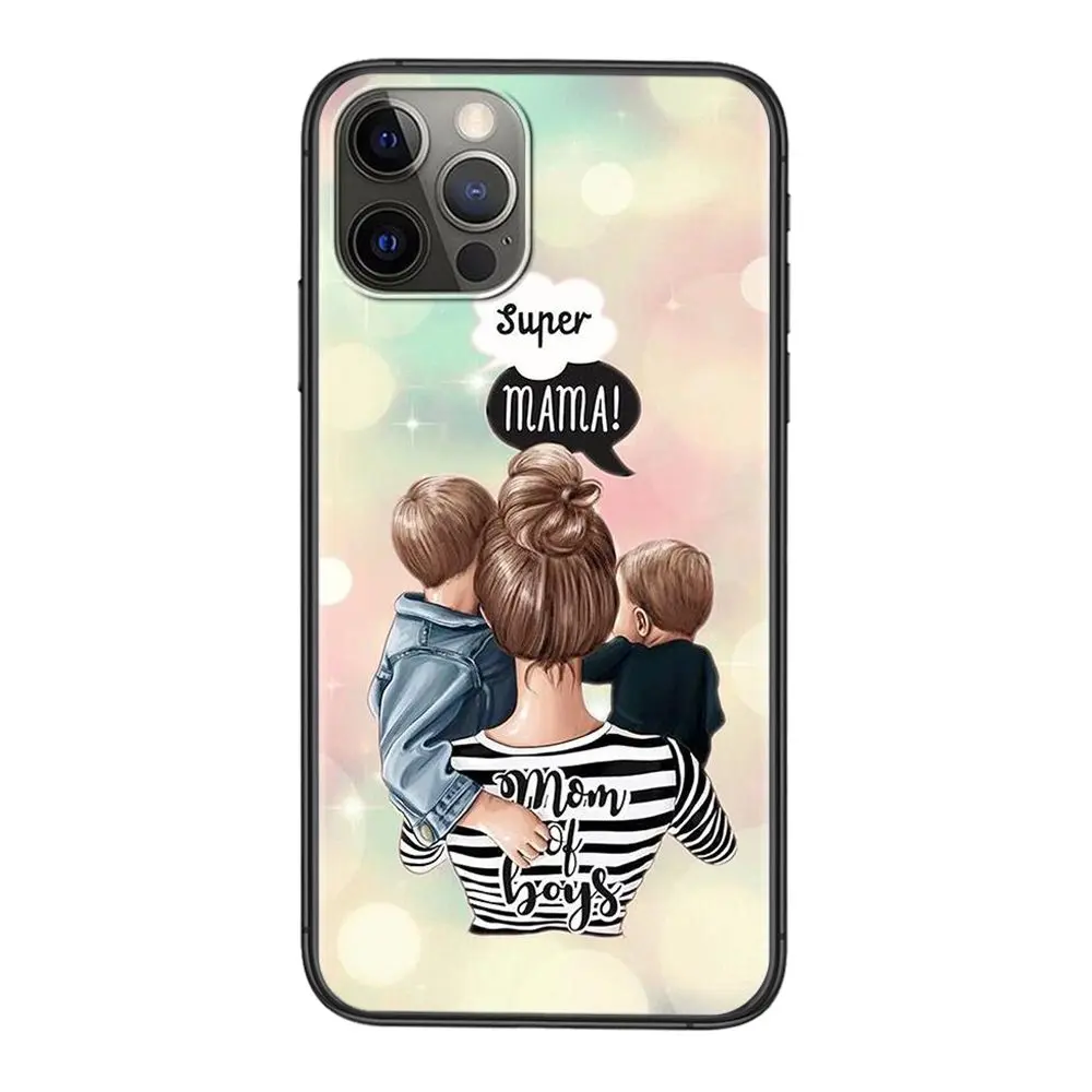 Мягкий чехол из ТПУ Для Xiaomi Mi11 M10 Mi10I Mi10S Mi10T Mi9 CC9 Note10 Poco F3 X3 Lite Pro Ultra NFC Baby Mom Girl Coque |