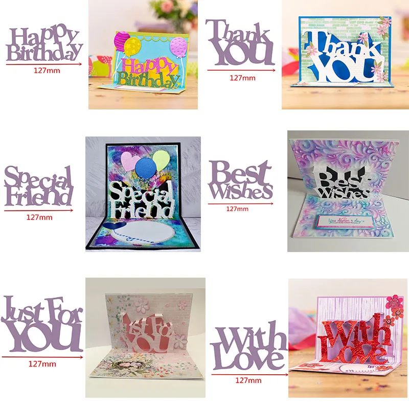 Наилучшие пожелания только для вас спасибо за слова штампы резки металла DIY