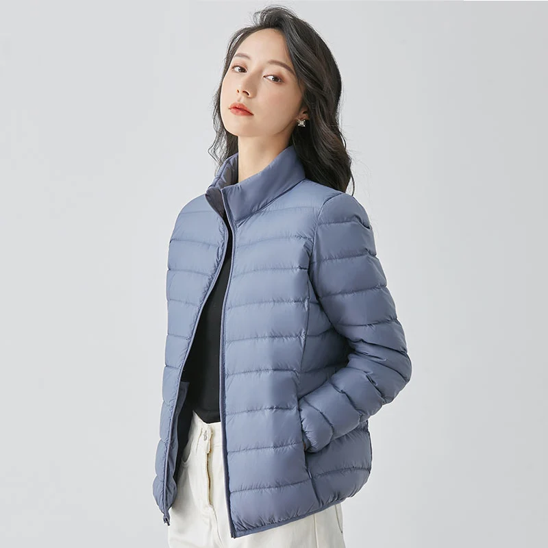 Fitaylor новый зимний легкий теплый пуховик для женщин 90% белый утиный пух длинный