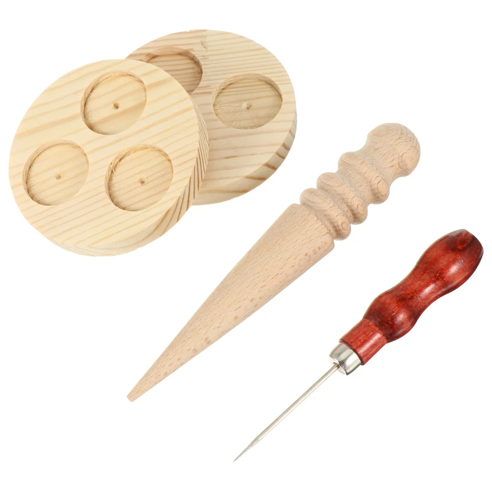 

1 Set Mini Moxa Piece Maker Handmade Wormwood Moxa Piece DIY Making Mold