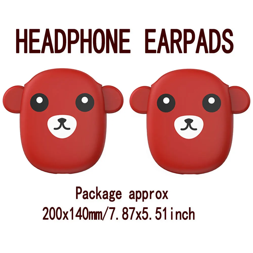 

Earphone Case Compatible With Apple Headphone Earpads Silicone Full Cover Hock Proof Lightweight Protective Case 1Pair