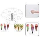 1 Набор, акриловый держатель для десертов, 12 отверстий