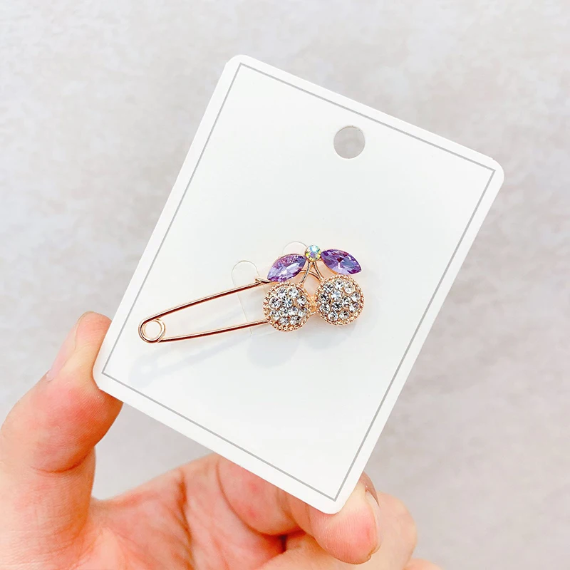 Высокое качество Кристалл Броши Булавки простая геометрия стразы жемчужные