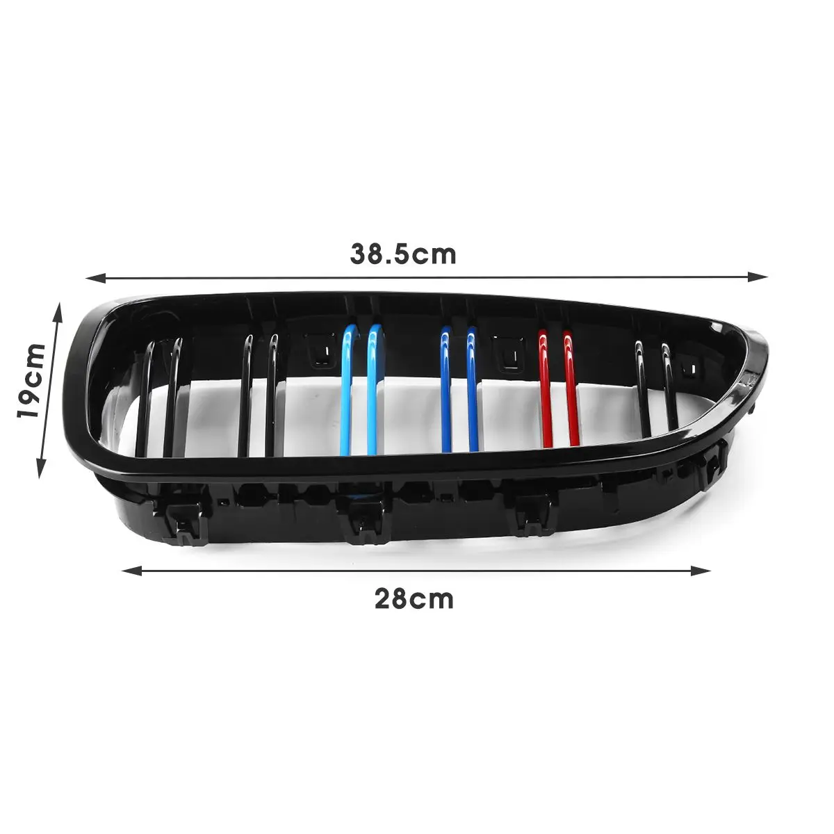 Для BMW 5 серия F10 F18 2010 2011 2012 2013 2014 2015 украшение автомобиля глянцевая черная