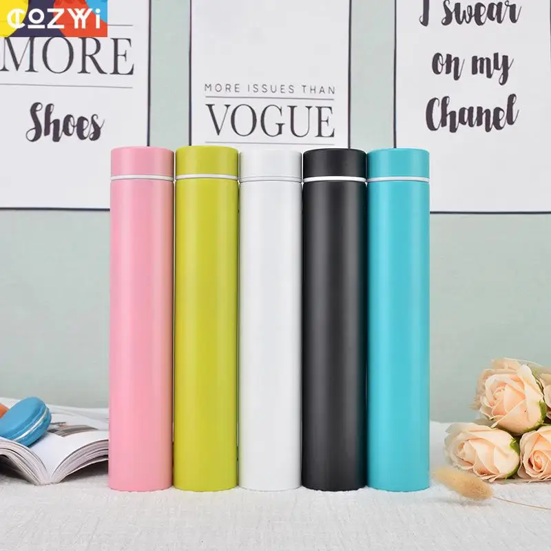 Портативный вакуумный термос из нержавеющей стали 260 мл рождественский подарок