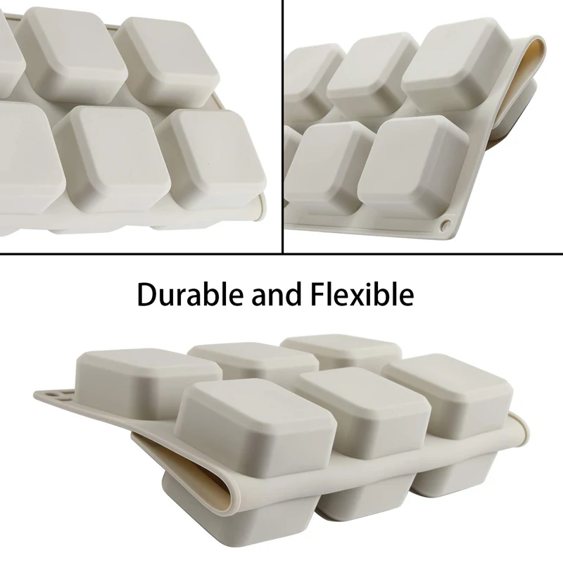 1 упаковка силиконовые формы для мыла 9 полостей квадратные сделай сам выпечки |