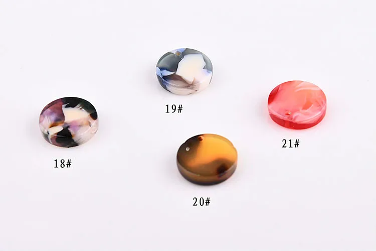 Круглые сережки из уксусной кислоты ручная работа подвеска для ушей ювелирный