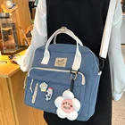 Маленький женский рюкзак 3 в 1, водонепроницаемые нейлоновые сумки на плечо для школы, переносные дорожные сумки для девочек-подростков, прекрасная сумка для книг