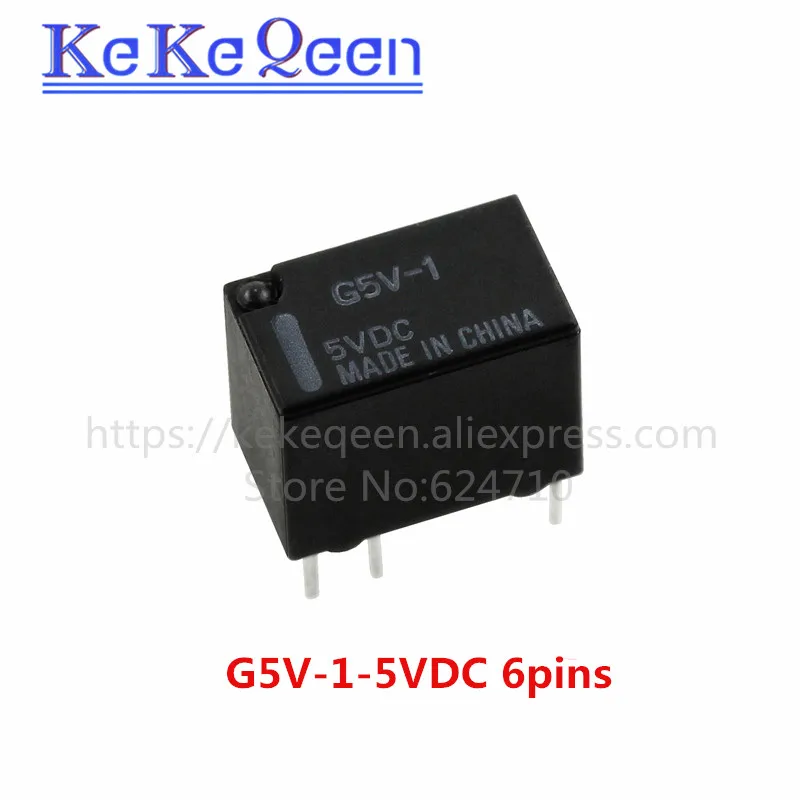 

G5V-1-5VDC G5V-1-12VDC G5V-1-24VDC релейный модуль постоянного тока 5 В, сверхчувствительное реле мощности SPDT для цепи сигнала