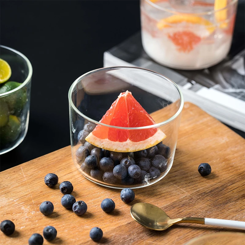 1 шт. креативная домашняя прозрачная стеклянная Салатница скандинавские чаши для