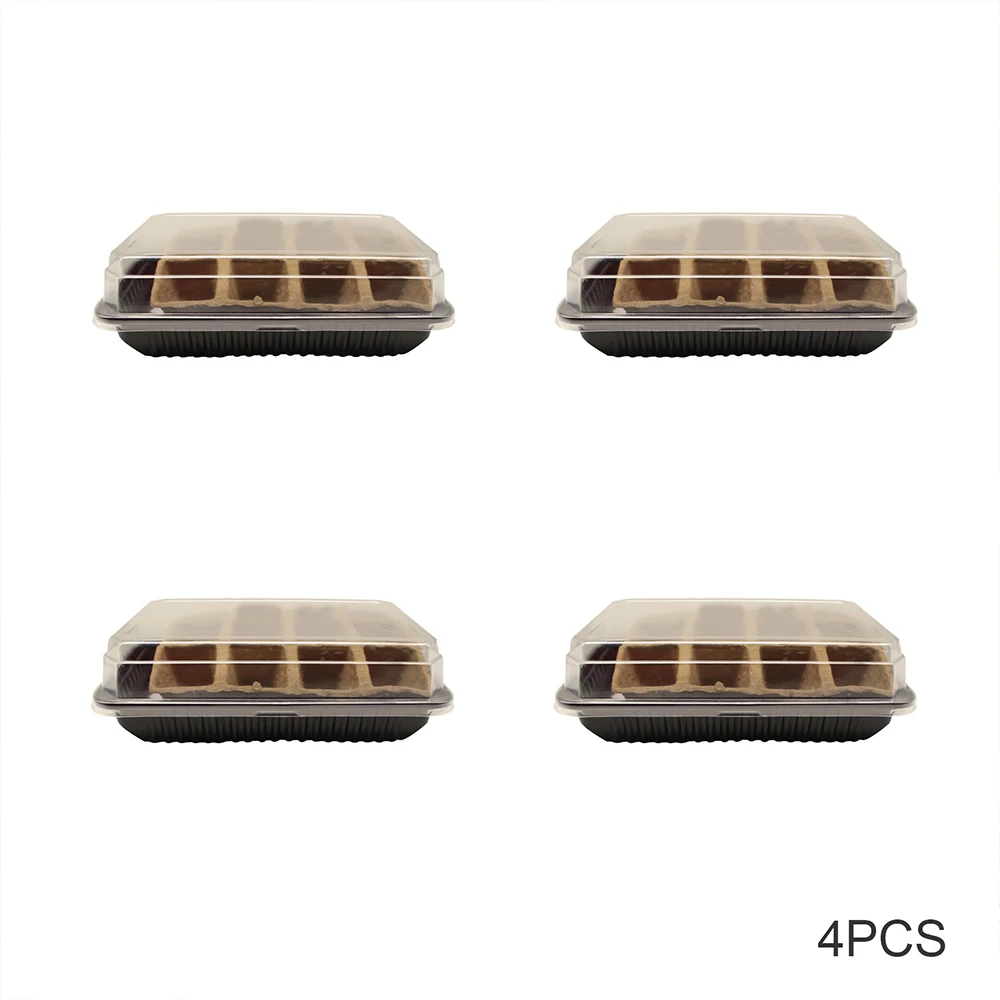 

Nursery Box Planting Heat Preservation Plastic Nursery Pots Affordable Family 4pcs