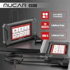 Диагностический сканер MUCAR CS90 OBD2, профессиональный считыватель кодов с функцией OBD2, 28 сбросов
