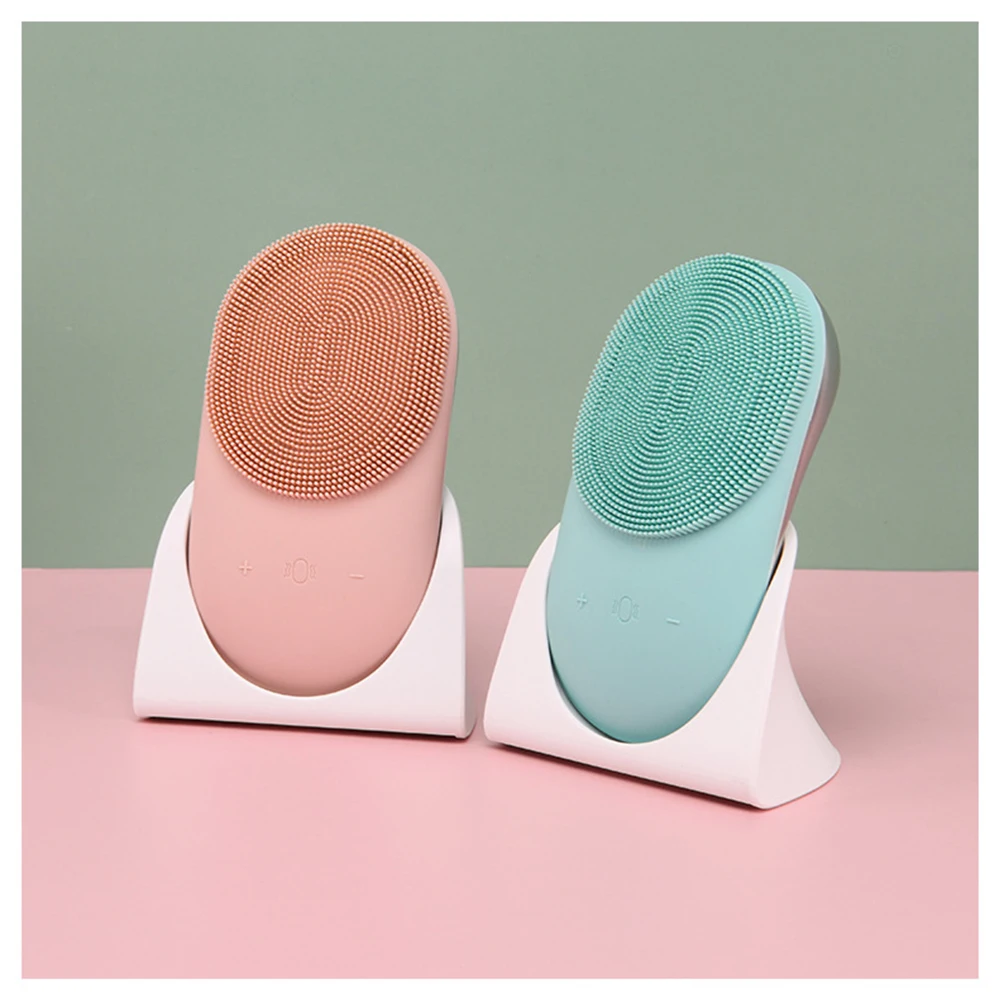 

Facial Cleansing Brushes Face Cleaning Device Home Use Massager For Face Electric Silicone Skin Care Tool Beauty Instrument