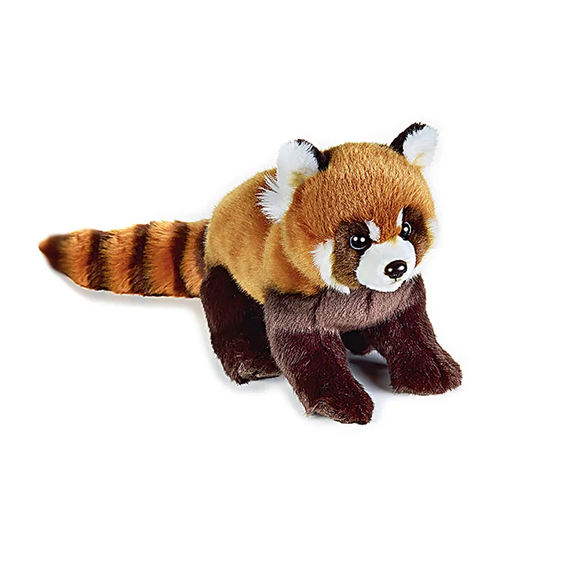 

23cm Red Panda Bear Cat Realistic Toy Lifelike Soft Toys Plush Lesser Panda Doll Christmas Birthday Doll for Kids Gifts