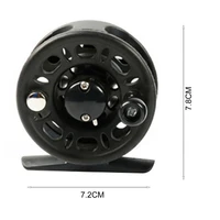 6 8x6 2x5 1cmst40st50st60 fishing reel simple durable plastic rightleft hand round shape fishing reel wheel fishing accessory