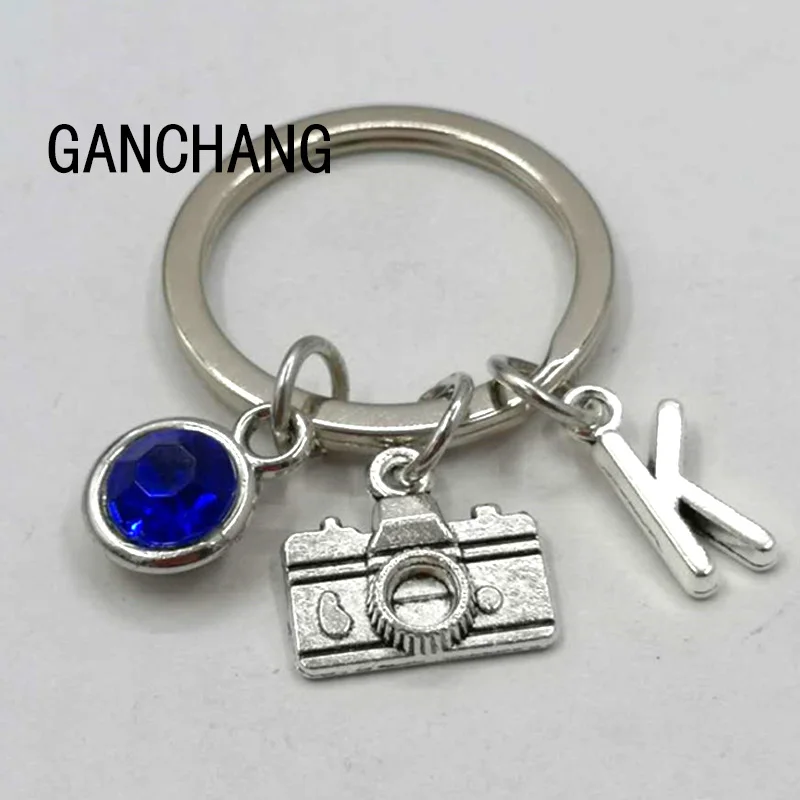 Брелок с камерой Выберите буквы брелок для фотосъемки кольцо ключей камеры