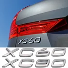 Значок заднего багажника для Volvo XC60 XC90, 3D наклейка с логотипом, значок из АБС-пластика, декоративные аксессуары для тюнинга автомобиля