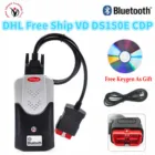 10 шт.лот доставка DHL Новинка VCI VD DS150E CDP Bluetooth для delphis 2017R3 с keygen obd сканер для автомобилей и грузовиков obd диагностический инструмент