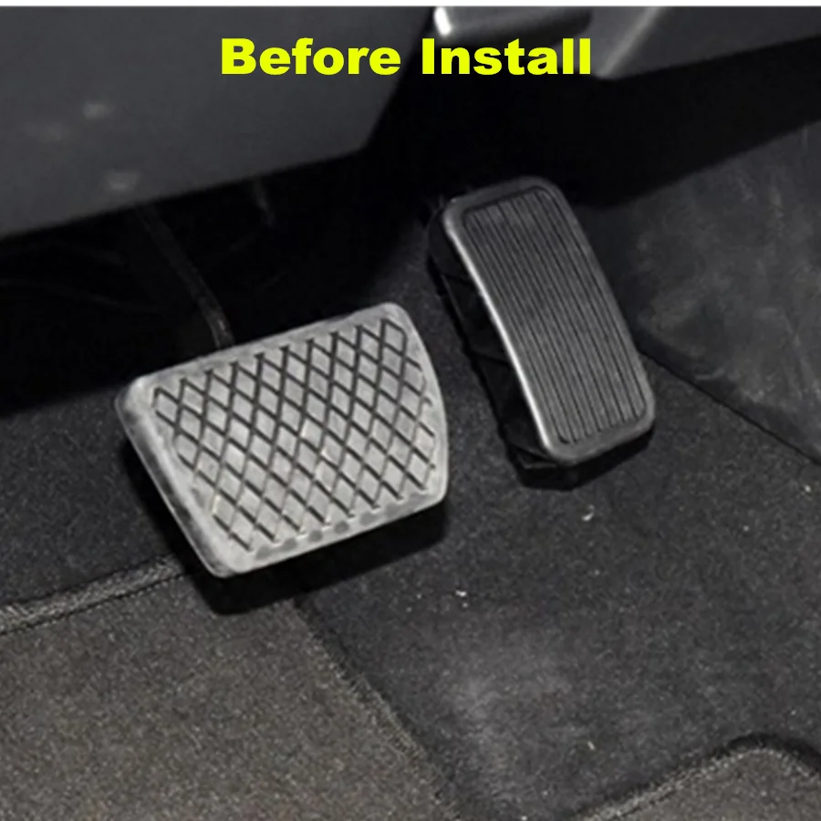 NO Drill AT Accelerator Gas Brake Pedal Pads For Honda Accord Civic CRV CR-V Odyssey Elysion Pilot Jade Car Styling Accessories |