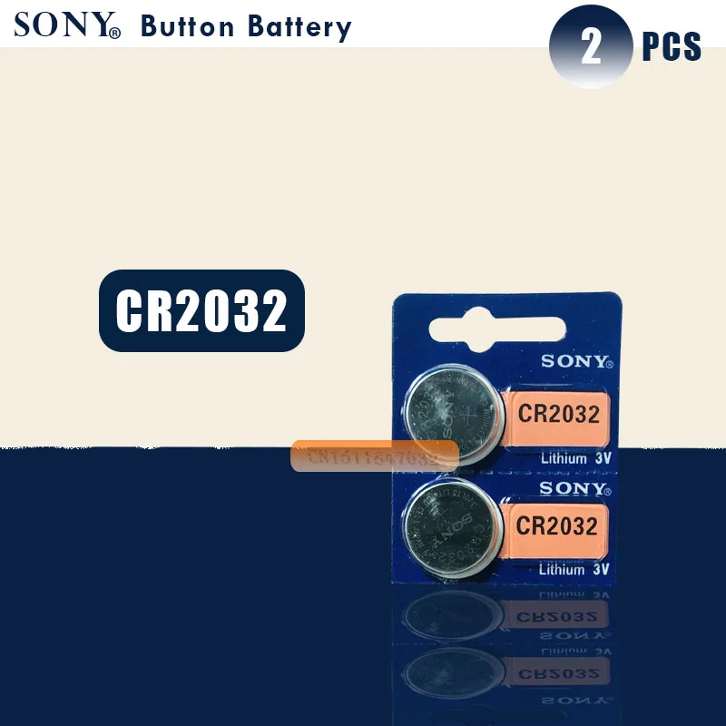 Кнопочная батарейка SONY cr2032 литиевая батарея для часов с калькулятором и пультом