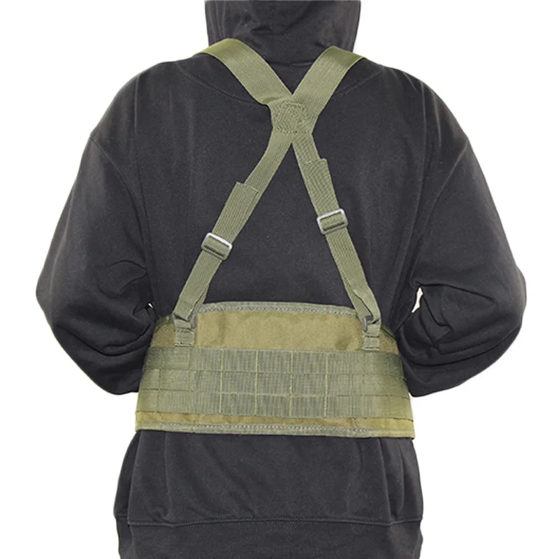 1000D нейлоновый тактический Molle ремень мужской боевой пояс Н-образный армейский Специальный военный поясной ремень удобный Регулируемый мягкий