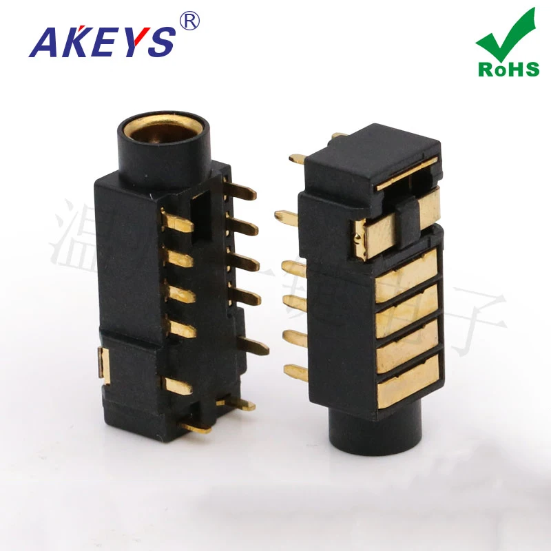 1 шт. на одной пуговице PJ 4.5 позолоченный 4 5 мм Наушники разъем питания pin раздел