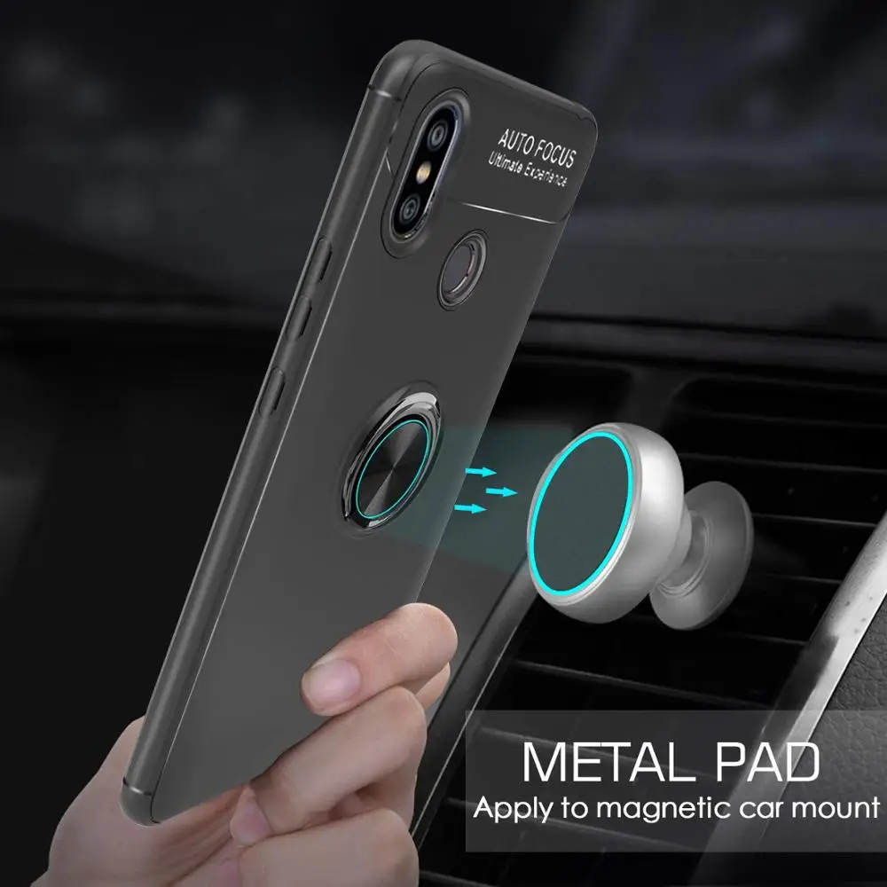Чехол для Xiaomi Redmi Note 7 6 5 Pro K20 7A 6A S2 чехол с кольцом и подставкой Mi 9T 9 8 SE A2 Lite F1 |