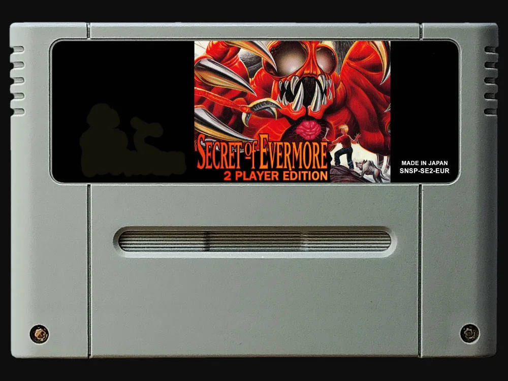 

16Bit Games ** secret of evermore 2 player edition PAL Version!!