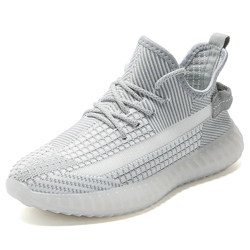 

Spring/Autumn Flying Woven Breathable Lightweight Casual Coconut Shoes Men's and Women's Same Quality Sneakers 6 Colors 35-44