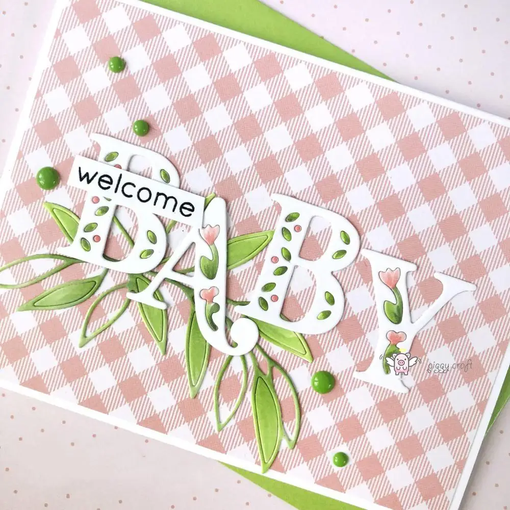 Свинья для рукоделия резки металла штампы высечки пресс форма 26 шт. цветок лист