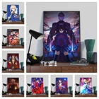 Настенное искусство Fate Stay Night Аниме Картина на холсте HD принты Tohsaka Rin Archer постер домашний декор для спальни модульные картины рамка