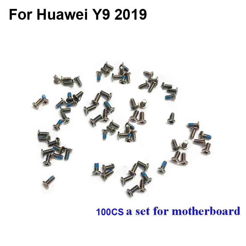 

100PCS a Set Screw For Huawei Y9 2019 mainboard motherboard Cover Screws Repair Parts For Huawei Y 9 2019