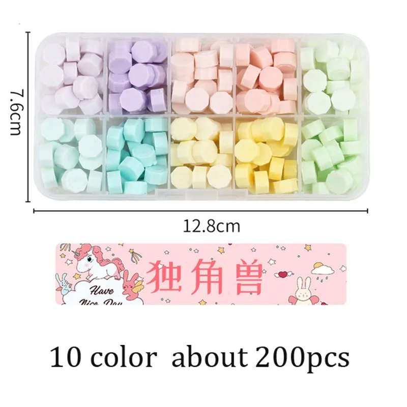 

200/450Pcs Wedding DIY Octagonal Sealing Wax Tablet Seal Lacquer waxDedicated Stamp Wax Beads Vintage Wax Seal Sealing Wax