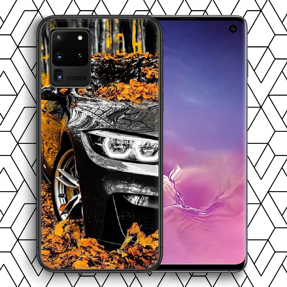 

Top Car For BMW Phone Case For Samsung Galaxy Note S 8 9 10 20 E FE lite Uitra Plus black Prime Trend Funda Silicone Coque Tpu
